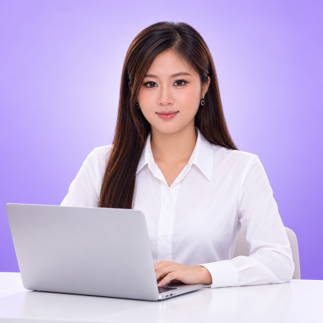 Ảnh minh hoạ chuyên viên marketing với laptop